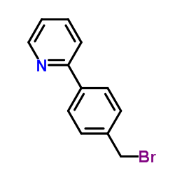 2-(4-(溴甲基)苯基)吡啶结构式