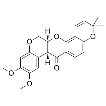 鱼藤素结构式