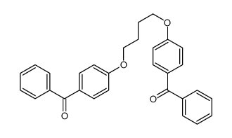[4-[4-(4-benzoylphenoxy)butoxy]phenyl]-phenylmethanone结构式