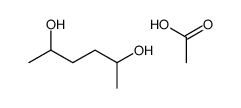acetic acid,hexane-2,5-diol结构式