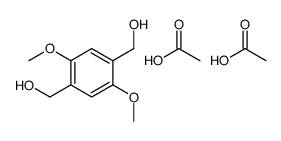 acetic acid,[4-(hydroxymethyl)-2,5-dimethoxyphenyl]methanol结构式