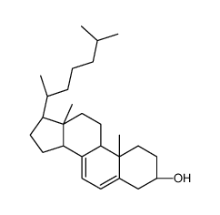 3Β,9Β,10Alpha-胆甾-5,7-二烯-3-醇结构式