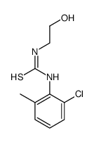 1-(2-chloro-6-methylphenyl)-3-(2-hydroxyethyl)thiourea结构式