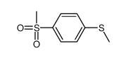 1-methylsulfanyl-4-methylsulfonylbenzene结构式