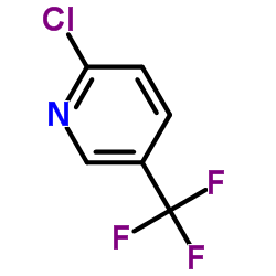 2-氯-5-三氟甲基吡啶结构式