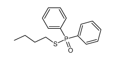 Diphenylthiophosphinsaeure-S-n-butylester结构式