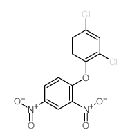 2,4-dichloro-1-(2,4-dinitrophenoxy)benzene结构式