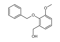 (2-(benzyloxy)-3-methoxyphenyl)methanol结构式