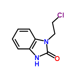 1-(2-氯乙基)-2,3-二氢苯并咪唑-2-酮结构式
