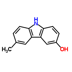 3-甲基-6-羟基咔唑结构式