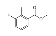 3-碘-2-甲基苯甲酸甲酯结构式