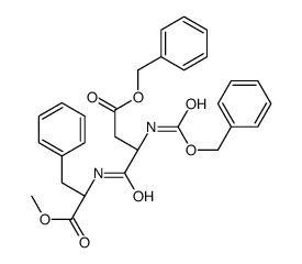 N-苄氧基羰基-O-苯甲酰天冬甜素结构式