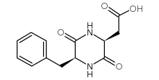 5-苄基-3,6-二氧-2-哌嗪乙酸结构式