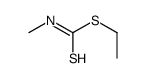 ethyl N-methylcarbamodithioate结构式