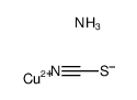 thiocyanic acid , copper (II)-compound with ammonia结构式