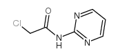 2-氯-N-嘧啶-2-基-乙酰胺结构式