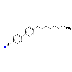 4'-正辛基-4-氰基联苯结构式