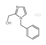 1H-Imidazole-2-methanol,1-(phenylmethyl)-, hydrochloride (1:1)结构式