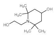 1-(2'-羟乙基)-2,2,6,6-四甲基-4-哌啶醇结构式