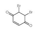 2-Cyclohexene-1,4-dione,5,6-dibromo-结构式