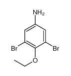 3,5-dibromo-4-ethoxyaniline结构式