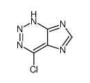 4-chloro-5H-imidazo[4,5-d]triazine结构式
