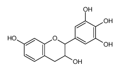 5-(3,7-dihydroxy-3,4-dihydro-2H-chromen-2-yl)benzene-1,2,3-triol结构式