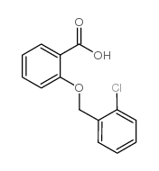2-(2-氯苄氧基)-苯甲酸结构式