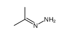 Isopropylidenehydrazine结构式