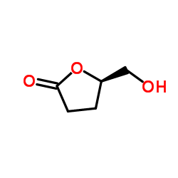 (R)-γ-羟甲基-γ-丁内酯 (R)-4,5-二氢-5-羟甲基-2(3H)-呋喃酮 (R)-5-羟甲基-2-氧代四氢呋喃结构式