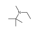N-ethyl-N,2-dimethylpropan-2-amine结构式