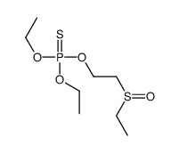 Thiophosphoric acid O,O-diethyl O-[2-(ethylsulfinyl)ethyl] ester结构式