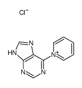 6-pyridin-1-ium-1-yl-7H-purine,chloride结构式