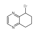5-bromo-5,6,7,8-tetrahydroquinoxaline结构式