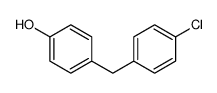 4-[(4-chlorophenyl)methyl]phenol结构式