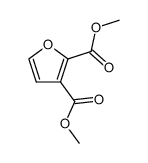 2,3-furandicarboxylic acid dimethyl ester结构式