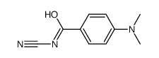 N-cyano-4-(dimethylamino)benzimidic acid结构式