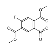 dimethyl 2-fluoro-5-nitrobenzene-1,4-dicarboxylate结构式
