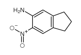 6-硝基-2,3-二氢-1H-茚-5-胺结构式