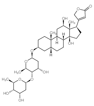 digoxigenin-bis(digitoxoside)结构式