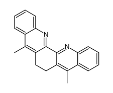 5,8-dimethyl-6,7-dihydroquinolino[3,2-c]acridine结构式