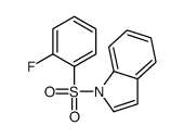 1-(2-fluorophenyl)sulfonylindole结构式