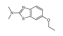 6-ethoxy-N,N-dimethylbenzothiazol-2-amine结构式