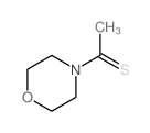 1-morpholin-4-ylethanethione结构式