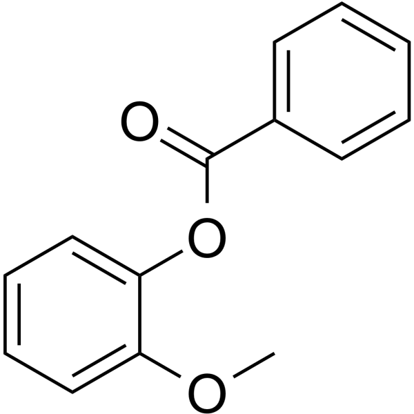 2-甲氧基苯基苯甲酸酯结构式