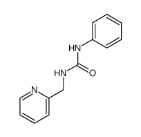 N-phenyl-N′-(pyridin-2-ylmethyl) urea结构式