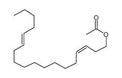 e,z-3,13-octadecadienylacetate结构式