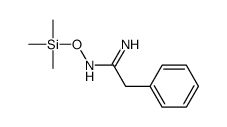 2-phenyl-N'-trimethylsilyloxyethanimidamide结构式