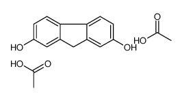 acetic acid,9H-fluorene-2,7-diol结构式