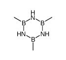 Borazine, 2,4,6-trimethyl-结构式